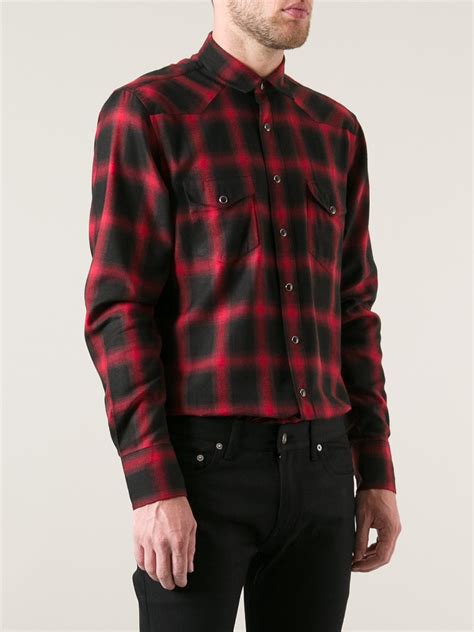 ysl red shirt|YSL shirts for men.